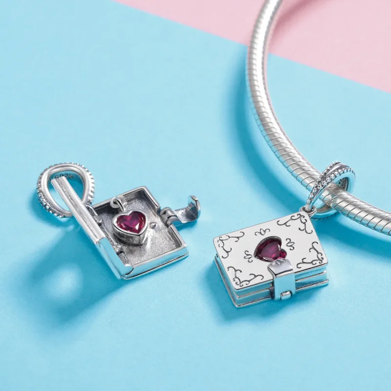 (immagine per) Charm Pendente tipo Pandora Lettera d'amore - SCC980 - Visualizza 4