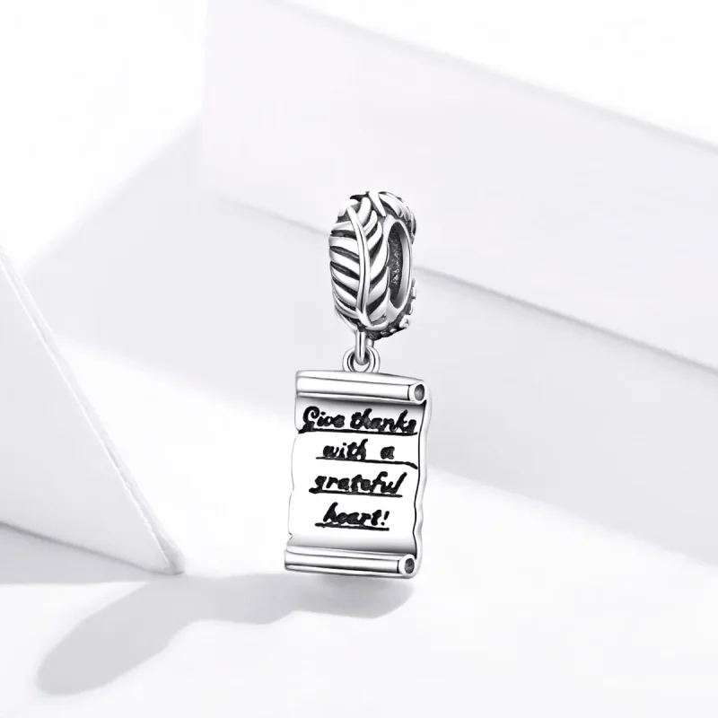 (immagine per) Charm Pendente tipo Pandora Lettera scritta a mano - SCC1605 - Visualizza 2