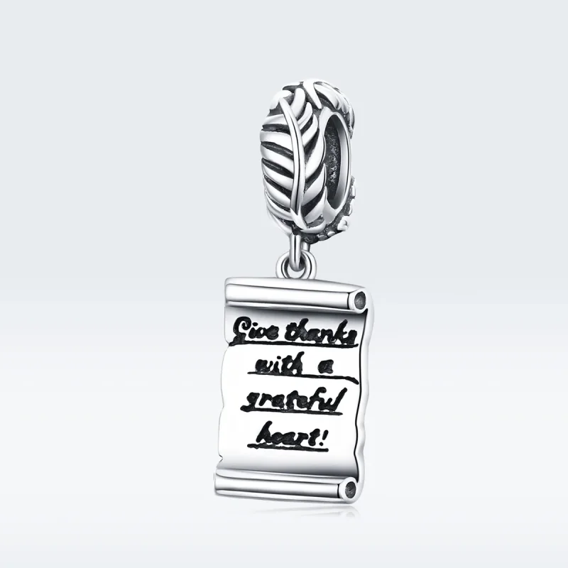(immagine per) Charm Pendente tipo Pandora Lettera scritta a mano - SCC1605 - Visualizza 5