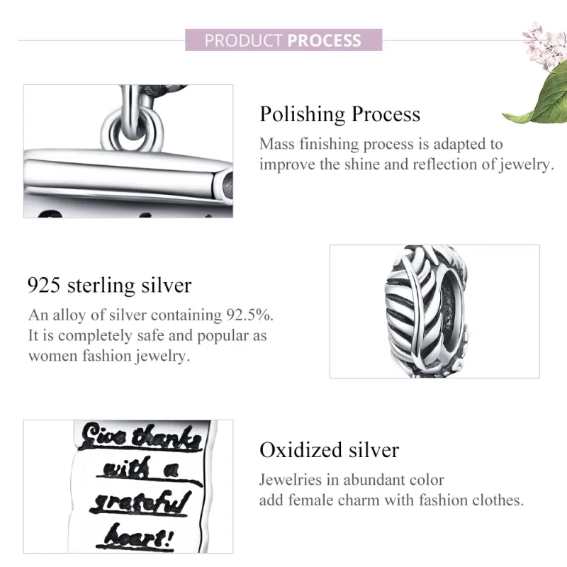 (immagine per) Charm Pendente tipo Pandora Lettera scritta a mano - SCC1605 - Visualizza 8