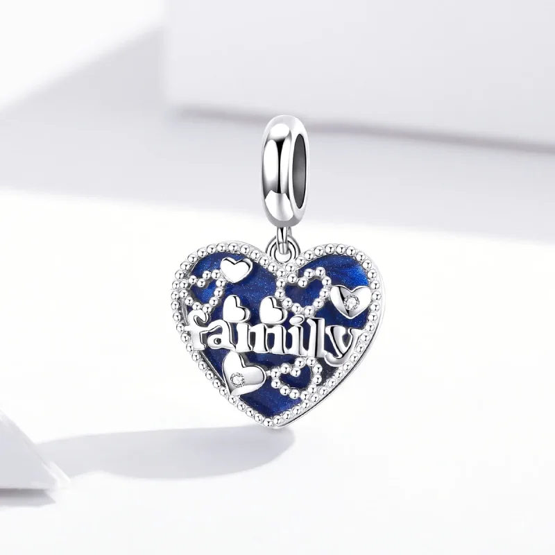 (immagine per) Charm Pendente tipo Pandora Lettere di famiglia - BSC293 - Visualizza 3