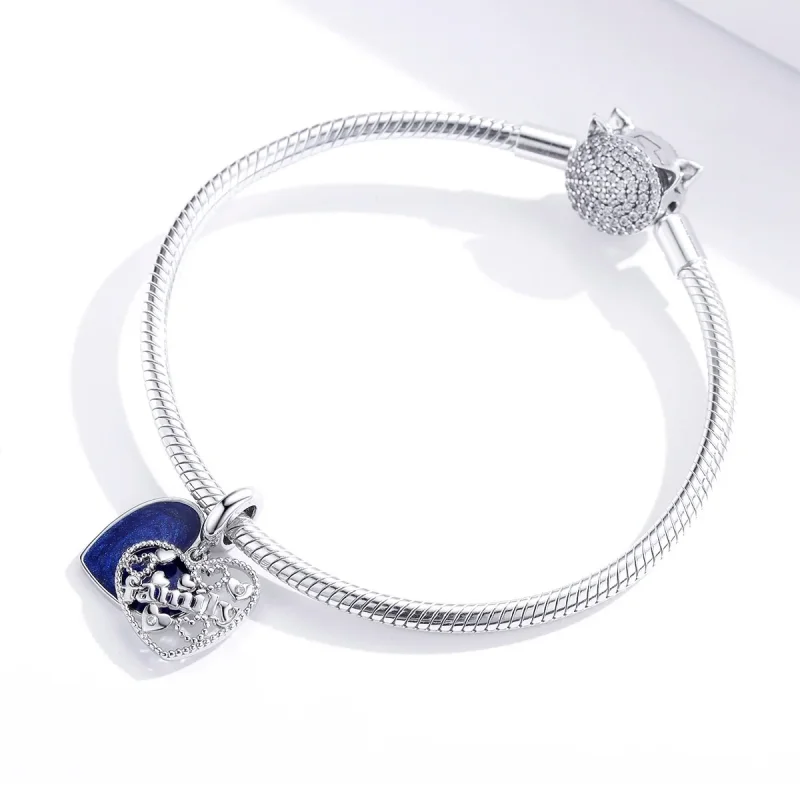 (immagine per) Charm Pendente tipo Pandora Lettere di famiglia - BSC293 - Visualizza 4
