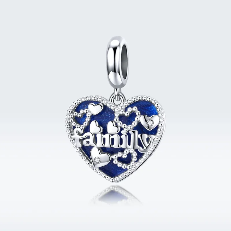 (immagine per) Charm Pendente tipo Pandora Lettere di famiglia - BSC293 - Visualizza 5