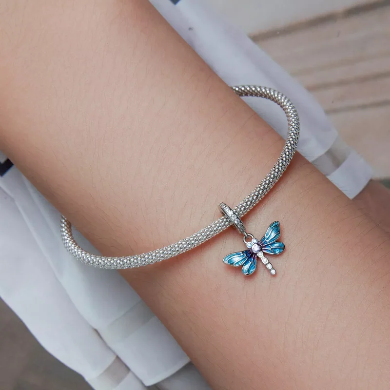 (immagine per) Charm Pendente tipo Pandora Libellula - BSC665 - Visualizza 5