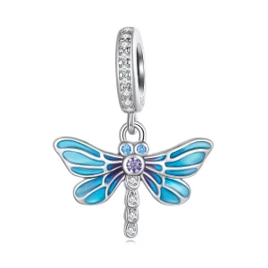 (immagine per) Charm Pendente tipo Pandora Libellula - BSC665