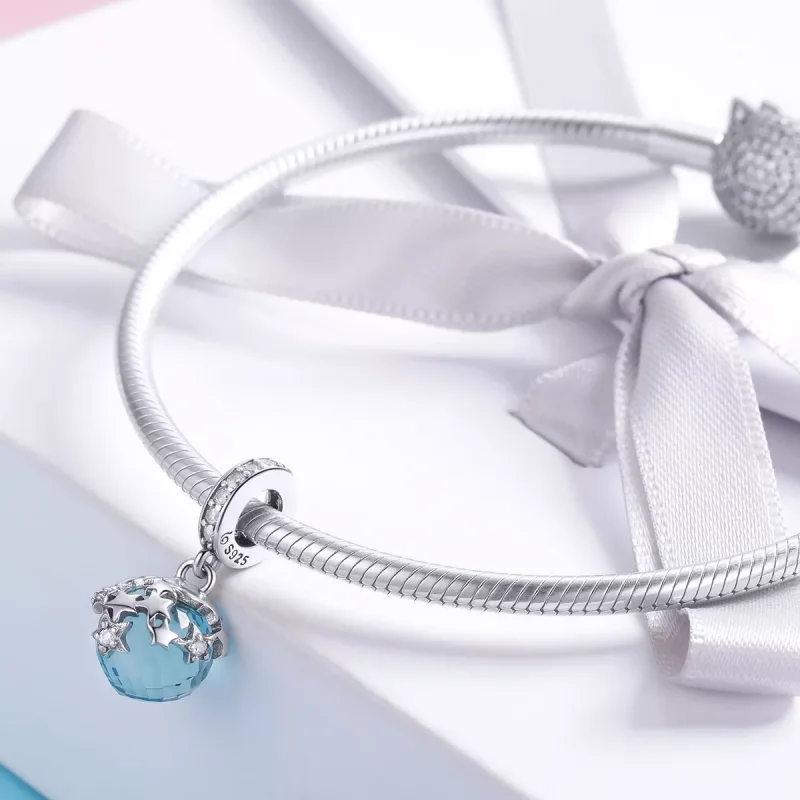 (immagine per) Charm Pendente tipo Pandora Luce stellare - BSC029 - Visualizza 3
