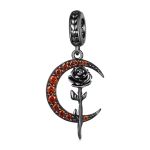 (immagine per) Charm Pendente tipo Pandora Luna Rosa - SCC2384