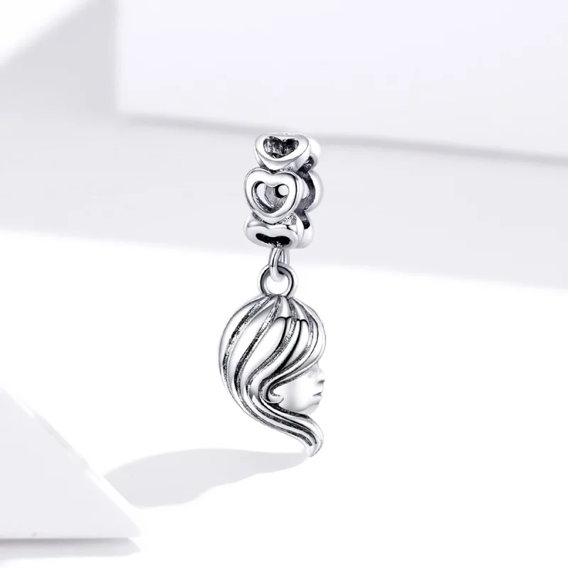 (immagine per) Charm Pendente tipo Pandora Madre e figlia - BSC275 - Visualizza 2