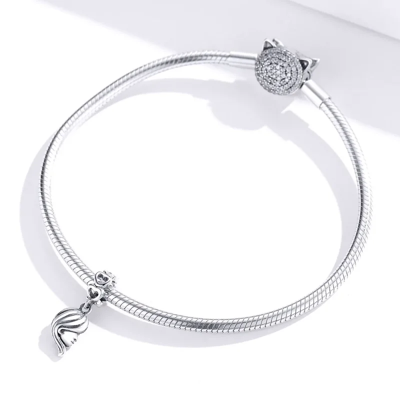 (immagine per) Charm Pendente tipo Pandora Madre e figlia - BSC275 - Visualizza 3