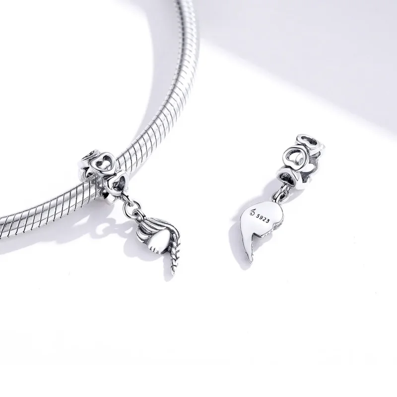 (immagine per) Charm Pendente tipo Pandora Madre e figlia - BSC276 - Visualizza 4