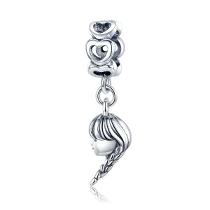 (immagine per) Charm Pendente tipo Pandora Madre e figlia - BSC276