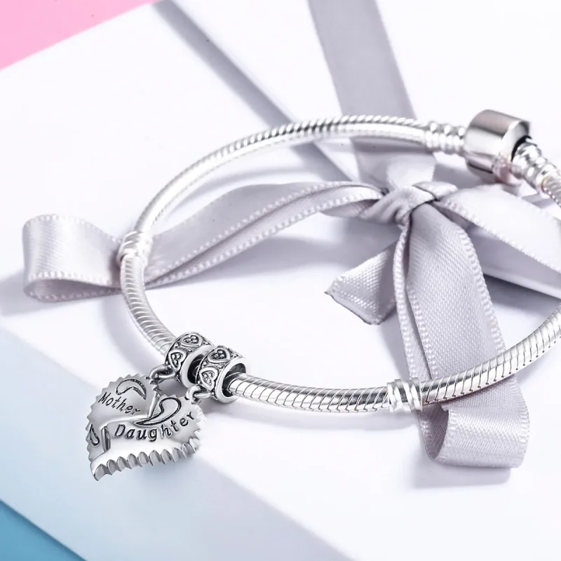 (immagine per) Charm Pendente tipo Pandora Madre e figlia - SCC427 - Visualizza 4