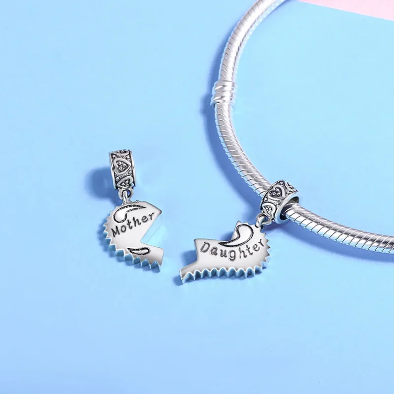 (immagine per) Charm Pendente tipo Pandora Madre e figlia - SCC427 - Visualizza 5
