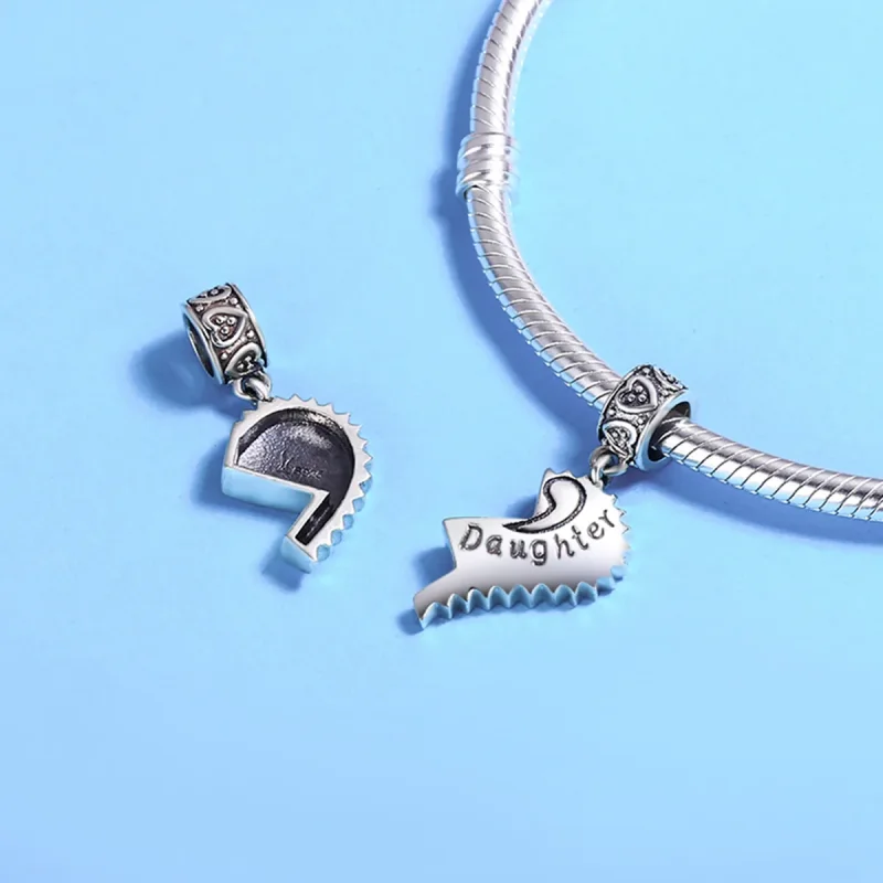 (immagine per) Charm Pendente tipo Pandora Madre e figlia - SCC427 - Visualizza 6