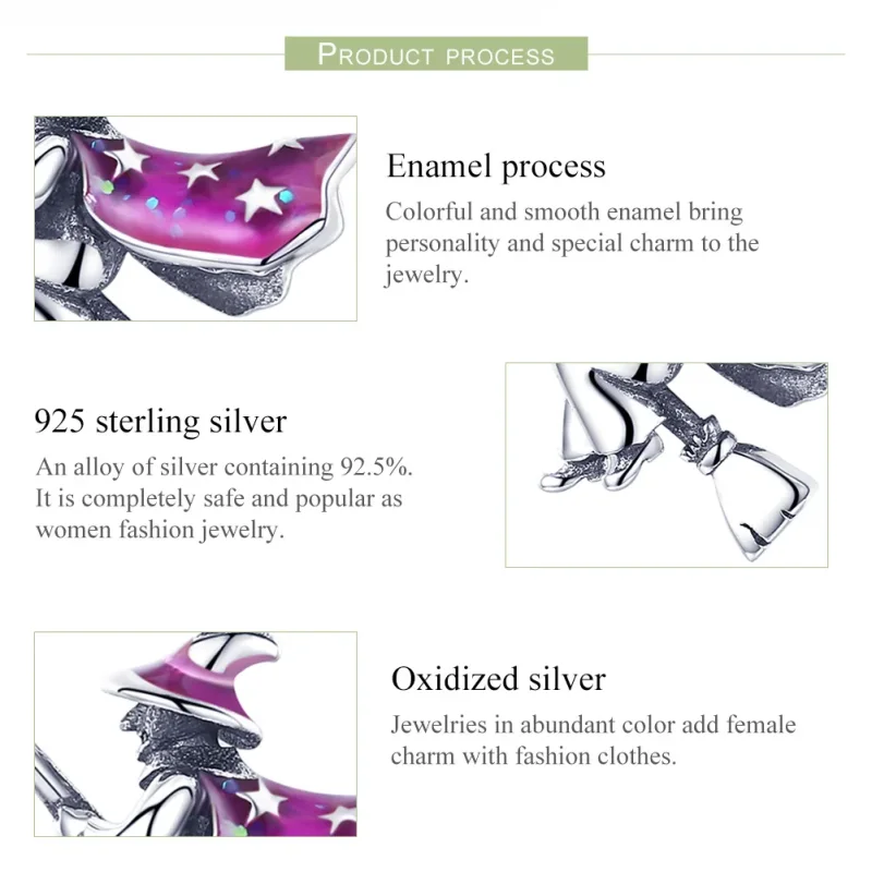 (immagine per) Charm Pendente tipo Pandora mago di Oz - SCC914 - Visualizza 7
