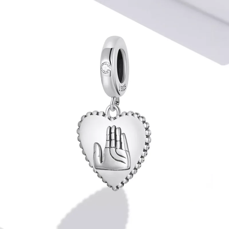 (immagine per) Charm Pendente tipo Pandora Mani amorevoli cilene del deserto - SCC2112 - Visualizza 2