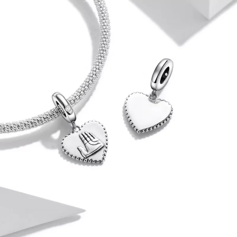 (immagine per) Charm Pendente tipo Pandora Mani amorevoli cilene del deserto - SCC2112 - Visualizza 4