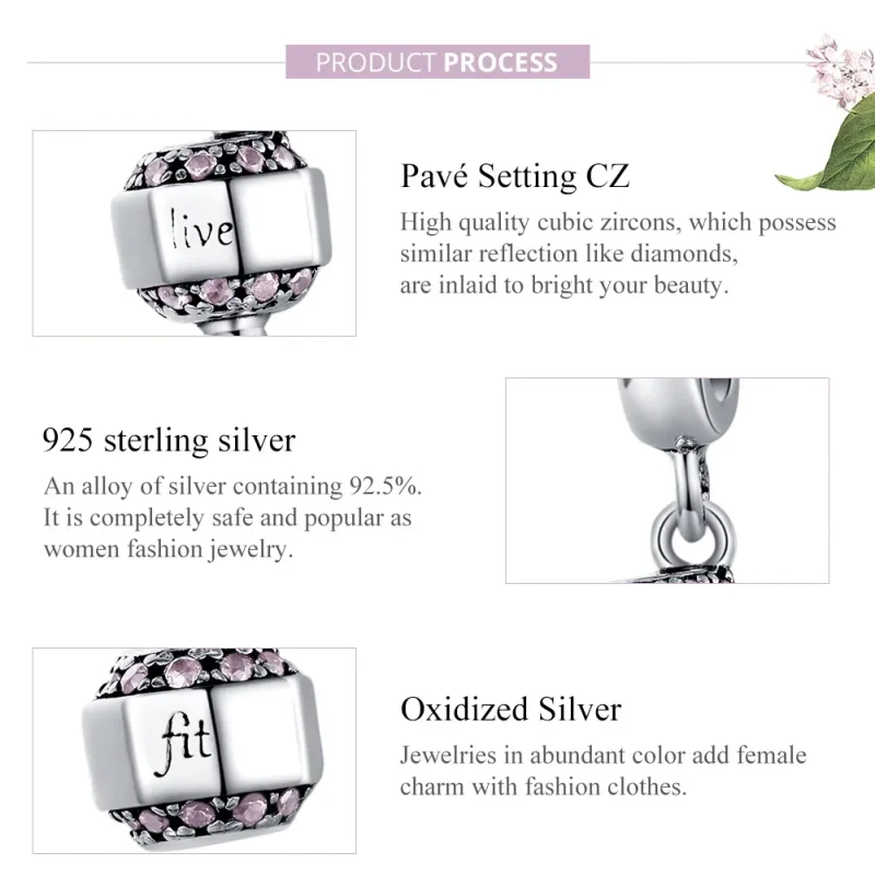 (immagine per) Charm Pendente tipo Pandora Manubri - SCC1340 - Visualizza 8