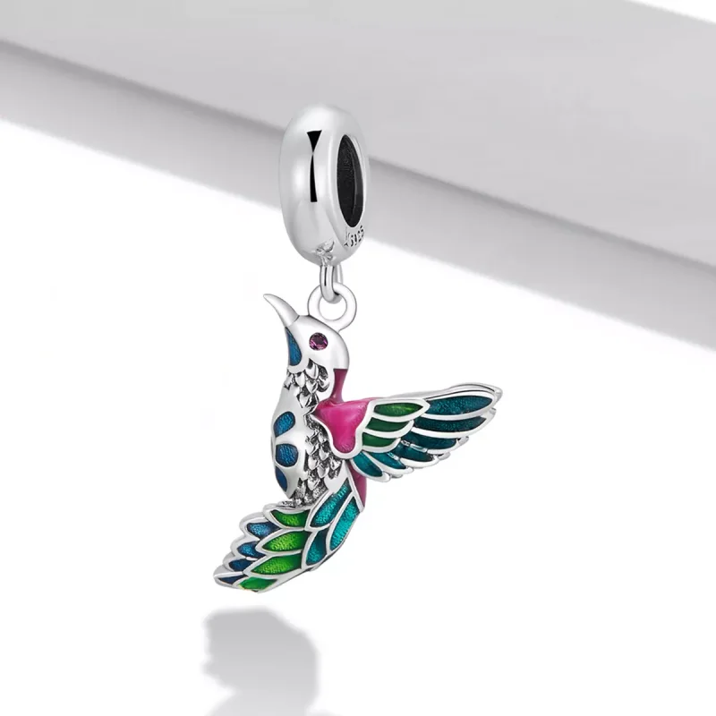 (immagine per) Charm Pendente tipo Pandora Martin pescatore - SCC2126 - Visualizza 2