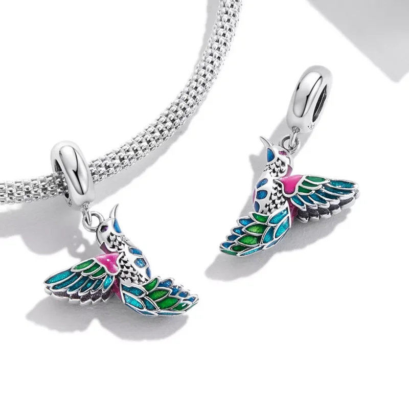 (immagine per) Charm Pendente tipo Pandora Martin pescatore - SCC2126 - Visualizza 4