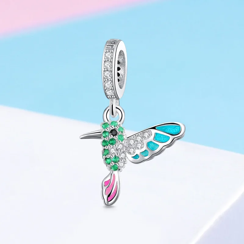 (immagine per) Charm Pendente tipo Pandora Martin pescatore - SCC991 - Visualizza 2