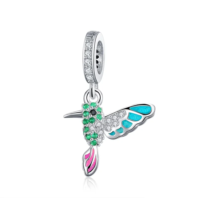 (immagine per) Charm Pendente tipo Pandora Martin pescatore - SCC991