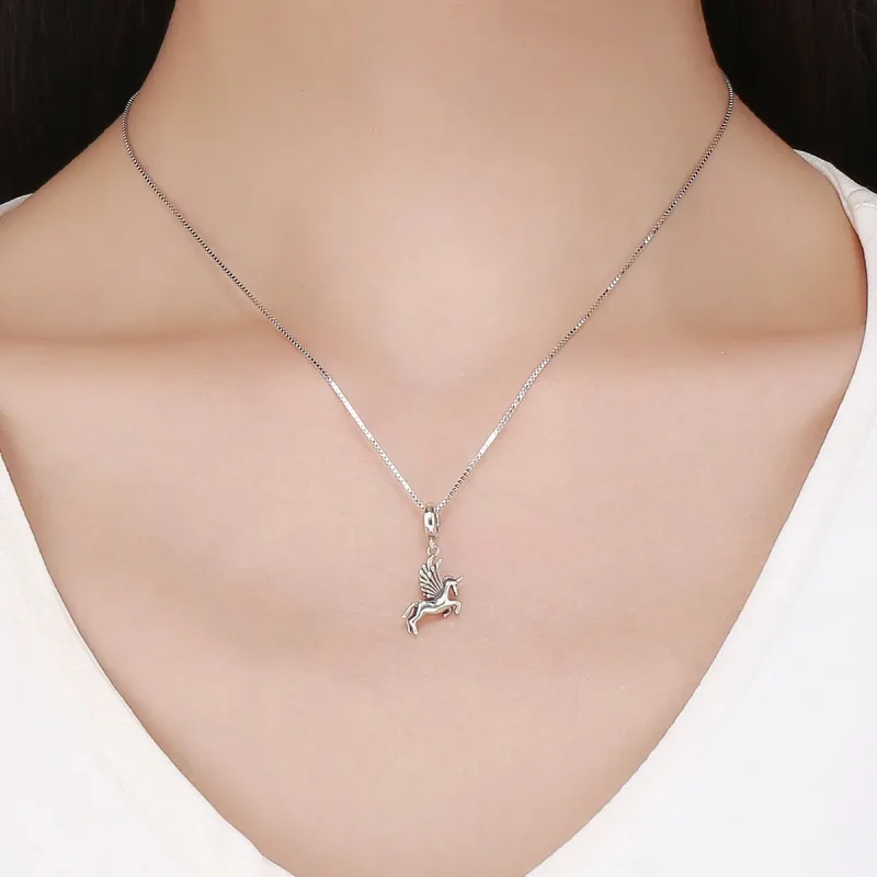 (immagine per) Charm Pendente tipo Pandora Memoria di unicorno - SCC704 - Visualizza 4