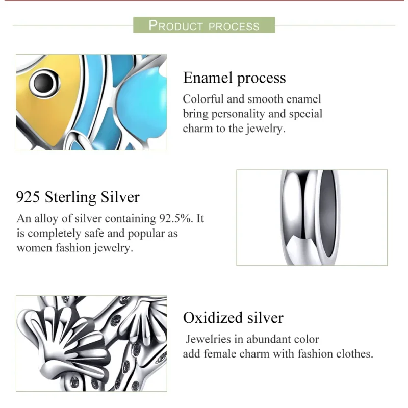 (immagine per) Charm Pendente tipo Pandora Mondo sott'acqua - SCC959 - Visualizza 7