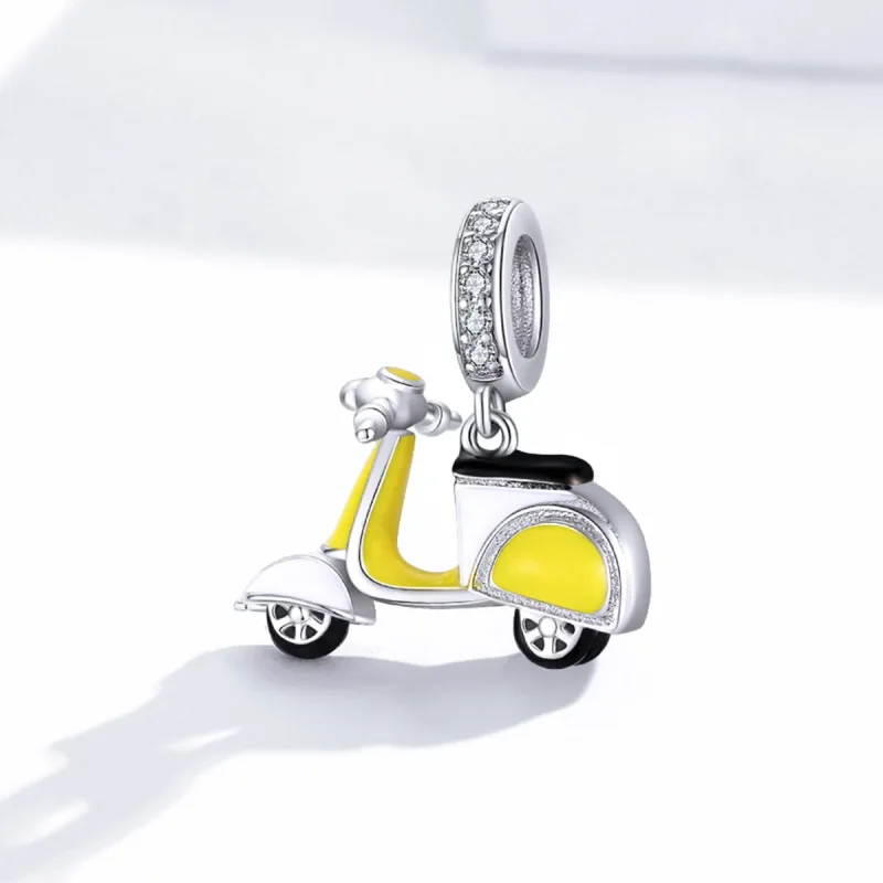 (immagine per) Charm Pendente tipo Pandora Motociclo - BSC136 - Visualizza 2