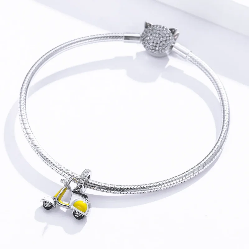 (immagine per) Charm Pendente tipo Pandora Motociclo - BSC136 - Visualizza 3