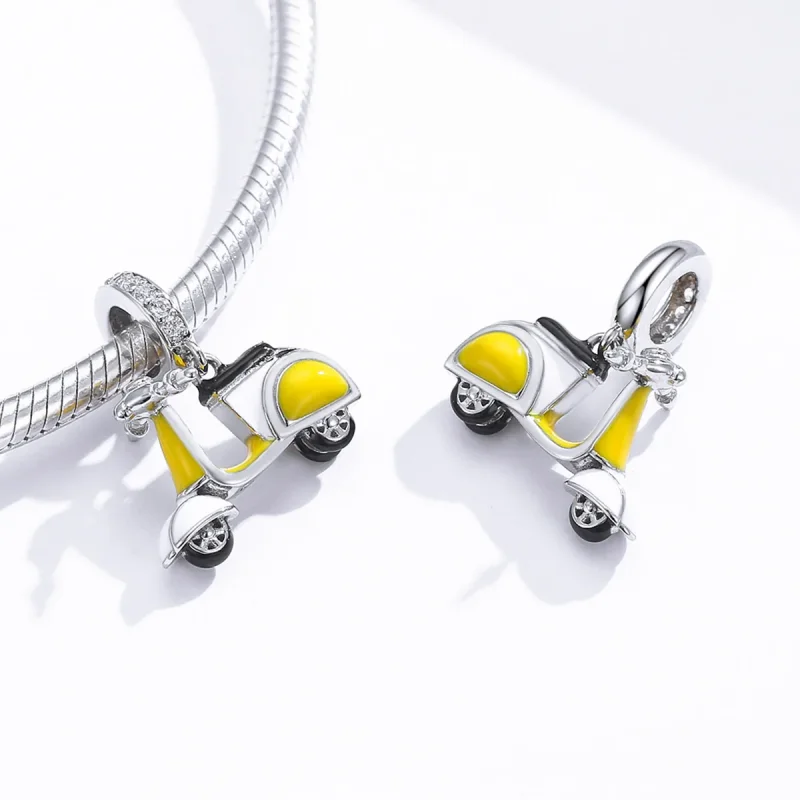 (immagine per) Charm Pendente tipo Pandora Motociclo - BSC136 - Visualizza 4