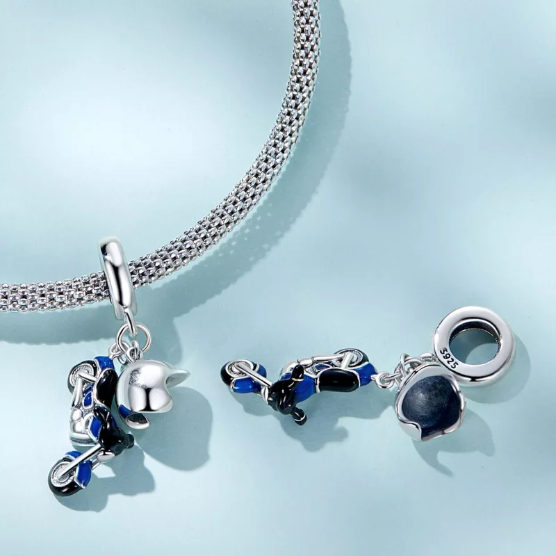 (immagine per) Charm Pendente tipo Pandora Motociclo - SCC2364 - Visualizza 4