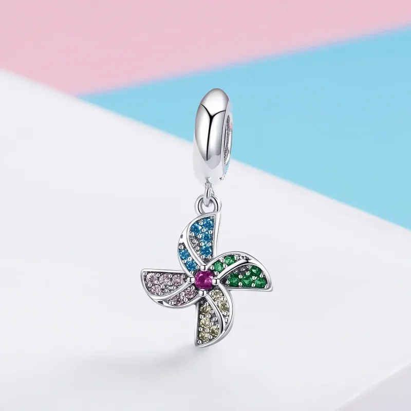 (immagine per) Charm Pendente tipo Pandora Mulino a vento - SCC971 - Visualizza 2