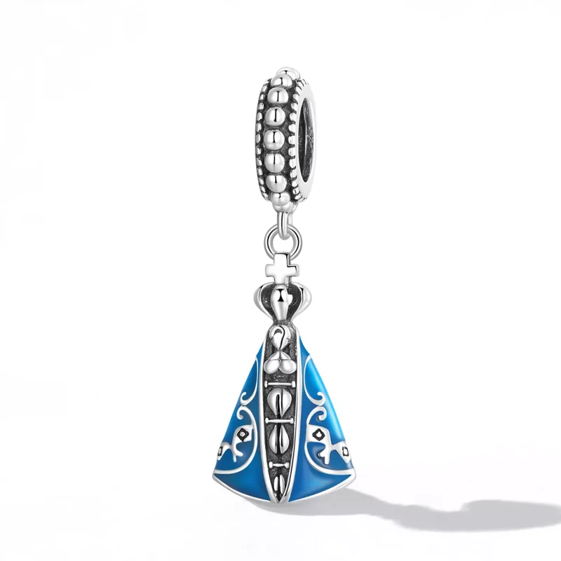 (immagine per) Charm Pendente tipo Pandora Nostra Signora di Aparecida - SCC2238 - Visualizza 2
