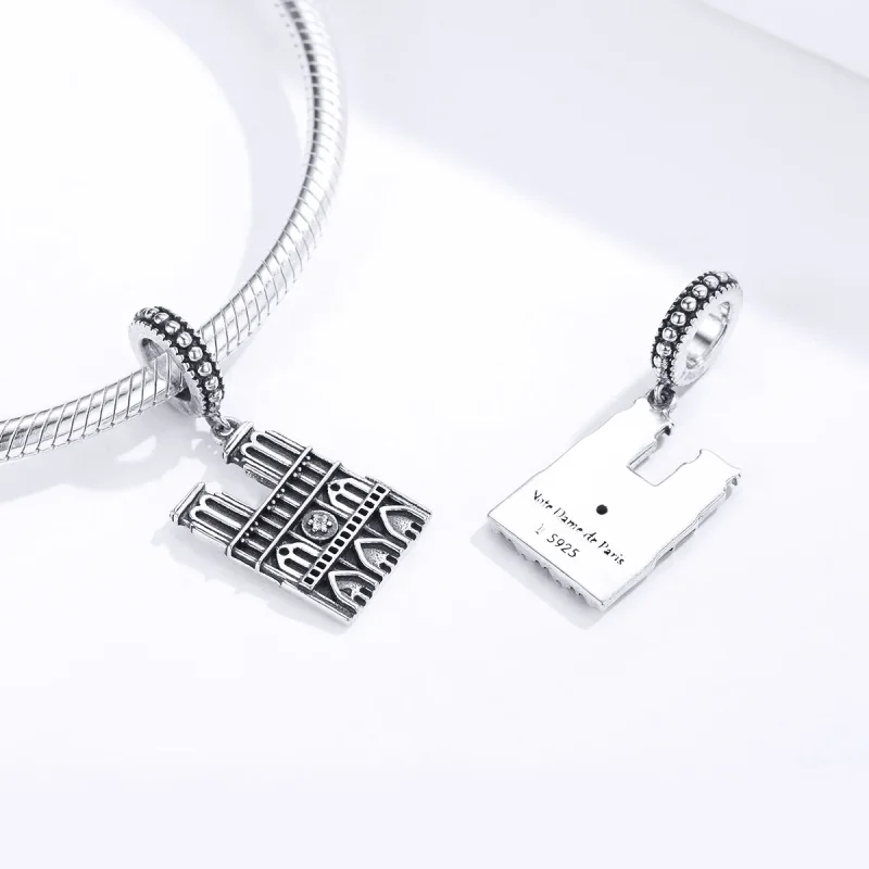 (immagine per) Charm Pendente tipo Pandora Notre Dame De Paris - SCC1328 - Visualizza 4