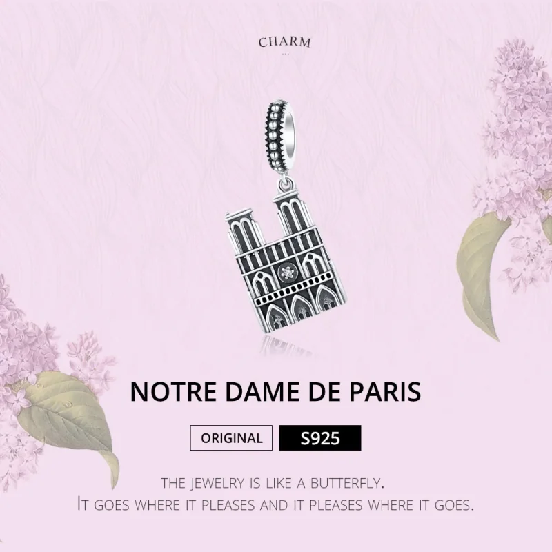 (immagine per) Charm Pendente tipo Pandora Notre Dame De Paris - SCC1328 - Visualizza 6
