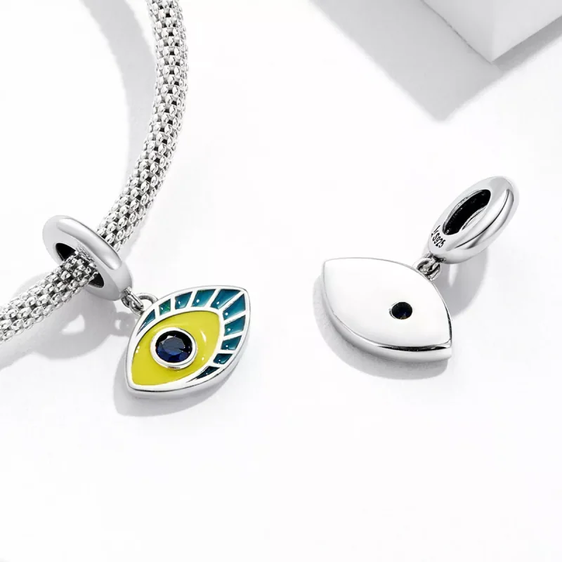 (immagine per) Charm Pendente tipo Pandora Occhio del diavolo semplice - SCC2167 - Visualizza 4