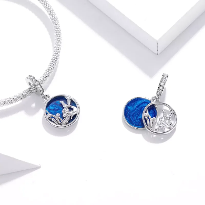(immagine per) Charm Pendente tipo Pandora Oceano da sogno - SCC1586 - Visualizza 3