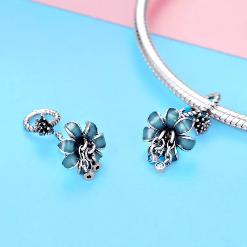 (immagine per) Charm Pendente tipo Pandora Orchidea da sogno - BSC034 - Visualizza 3
