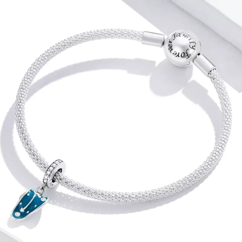 (immagine per) Charm Pendente tipo Pandora Orologio Contorto - SCC2080 - Visualizza 3