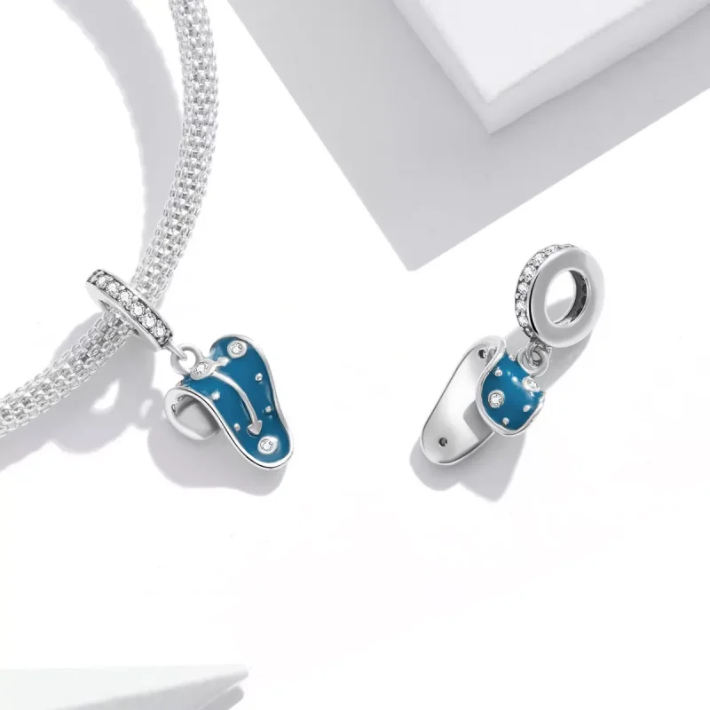 (immagine per) Charm Pendente tipo Pandora Orologio Contorto - SCC2080 - Visualizza 4