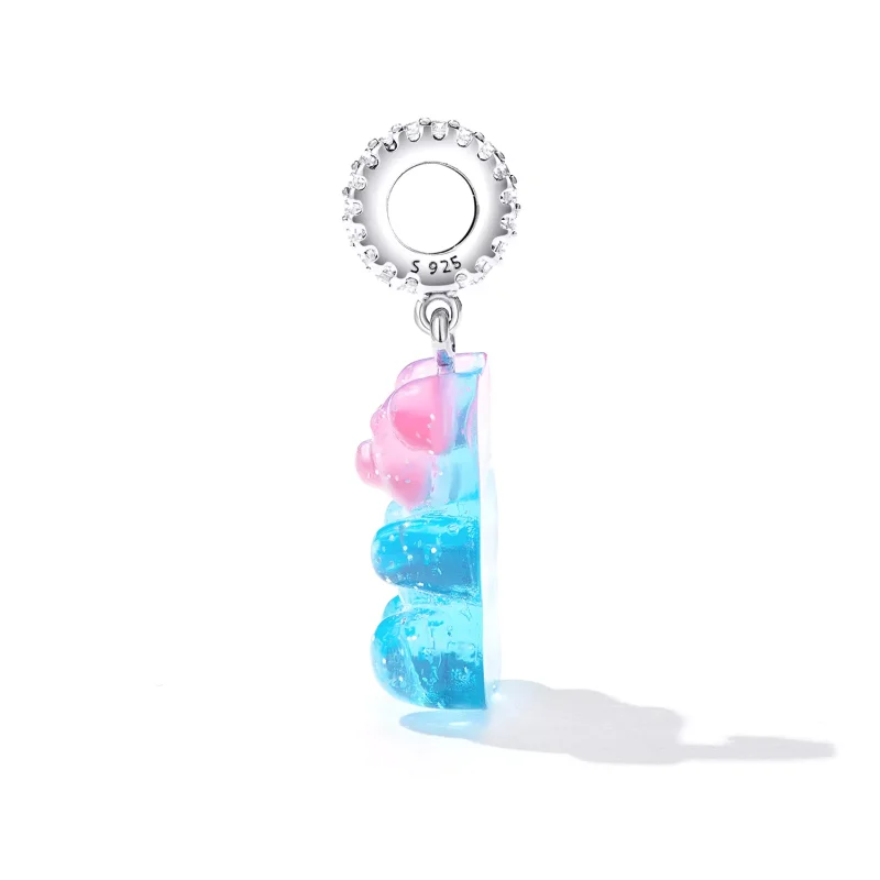 (immagine per) Charm Pendente tipo Pandora Orso di caramelle - SCC2221 - Visualizza 3