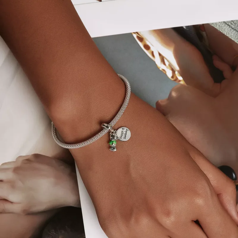 (immagine per) Charm Pendente tipo Pandora Orso di compleanno - BSC560 - Visualizza 6