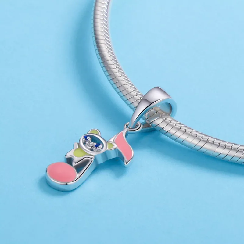 (immagine per) Charm Pendente tipo Pandora Orso Melodia - BSC021 - Visualizza 3