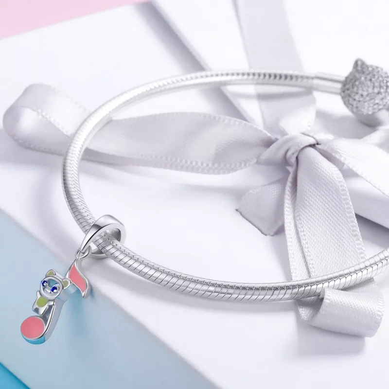 (immagine per) Charm Pendente tipo Pandora Orso Melodia - BSC021 - Visualizza 4