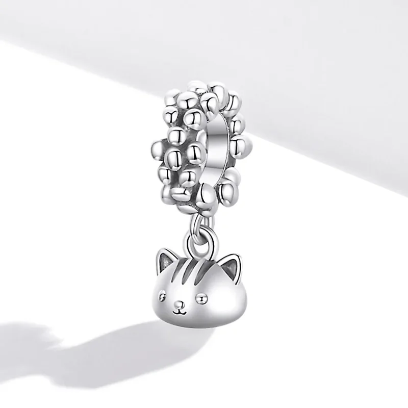 (immagine per) Charm Pendente tipo Pandora Oscilla il gattino - SCC1871 - Visualizza 2