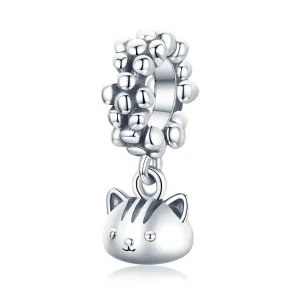 (immagine per) Charm Pendente tipo Pandora Oscilla il gattino - SCC1871