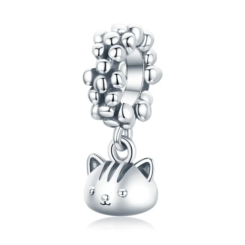 (immagine per) Charm Pendente tipo Pandora Oscilla il gattino - SCC1871