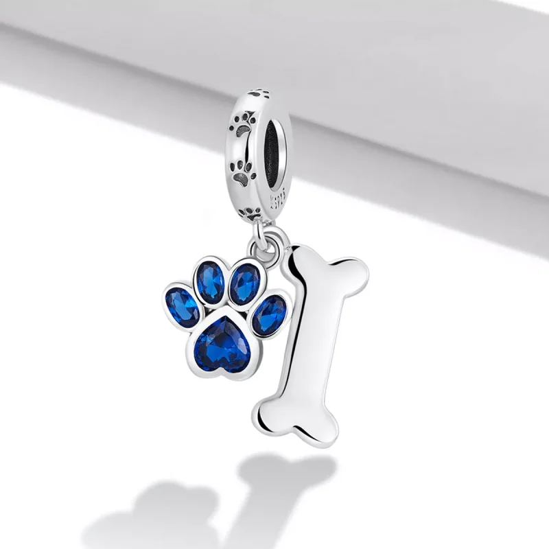 (immagine per) Charm Pendente tipo Pandora Osso di zampa di cane - SCC2127 - Visualizza 2
