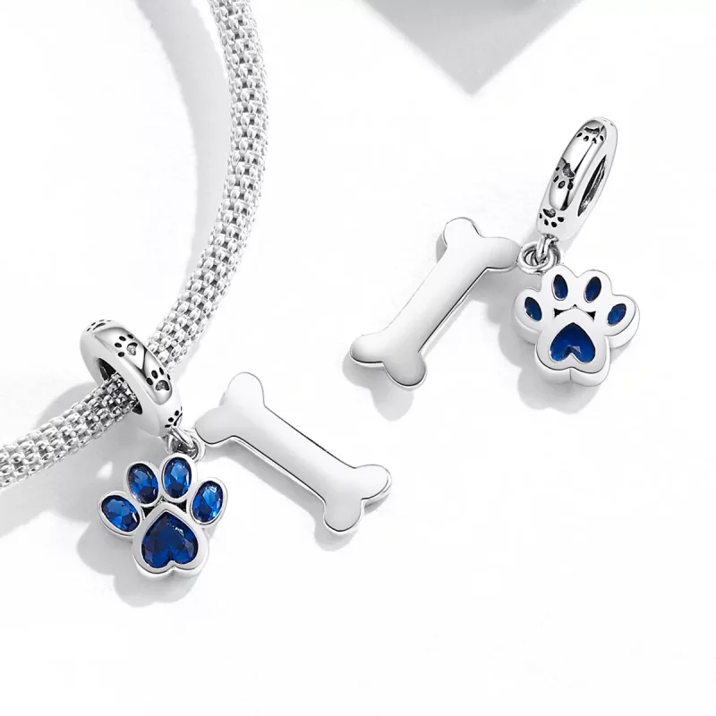 (immagine per) Charm Pendente tipo Pandora Osso di zampa di cane - SCC2127 - Visualizza 4